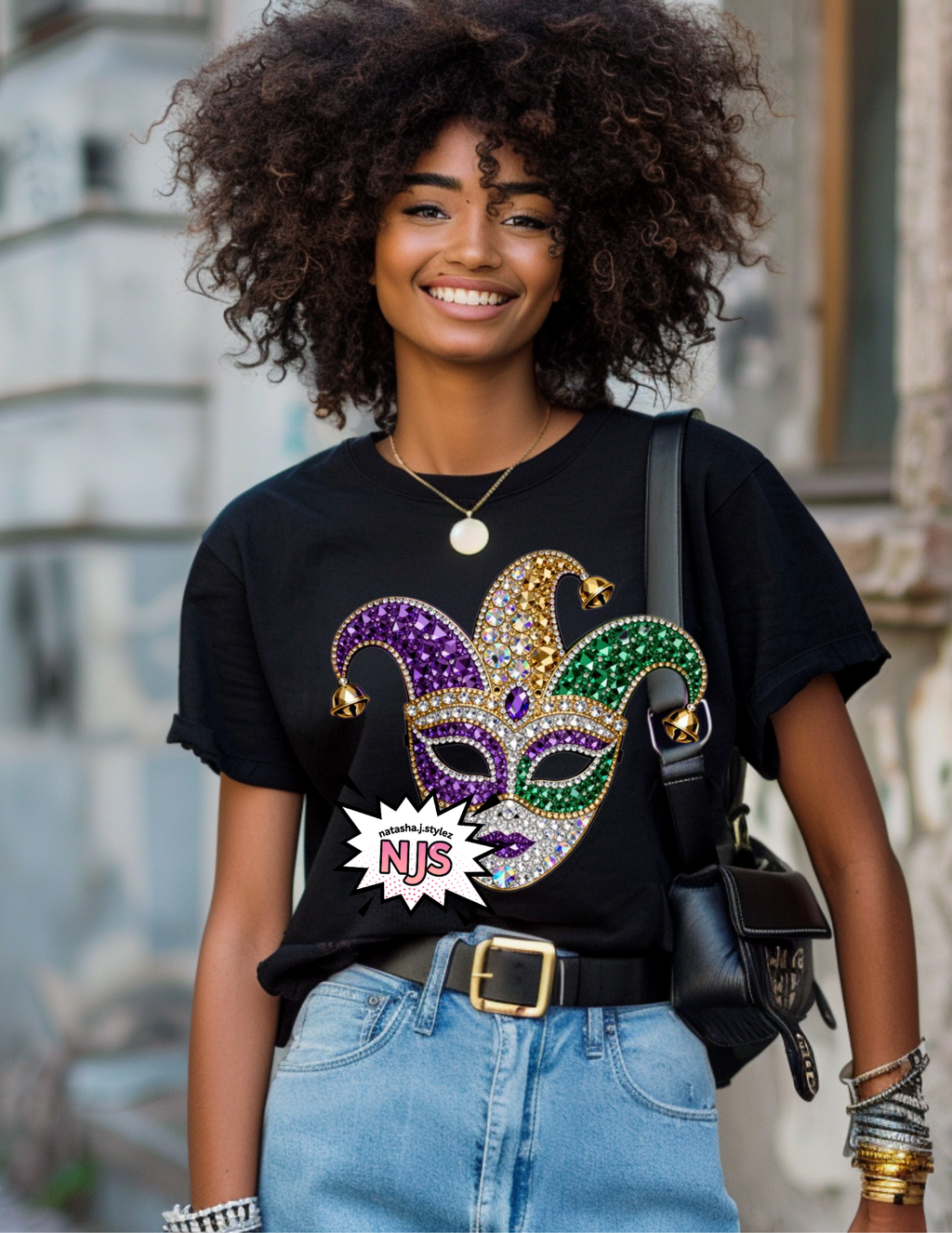 Mardi Gras Mask PNG, Rhinestone Crystal Mosaic Jewel Carnival DTF Shirt Design, Digital Download
