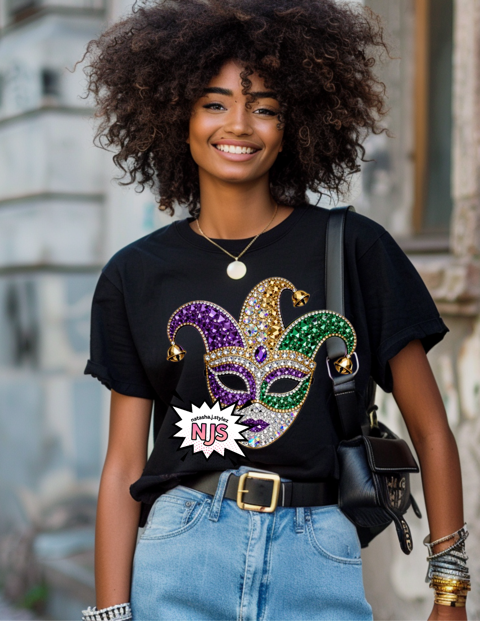 Mardi Gras Mask PNG, Rhinestone Crystal Mosaic Jewel Carnival DTF Shirt Design, Digital Download
