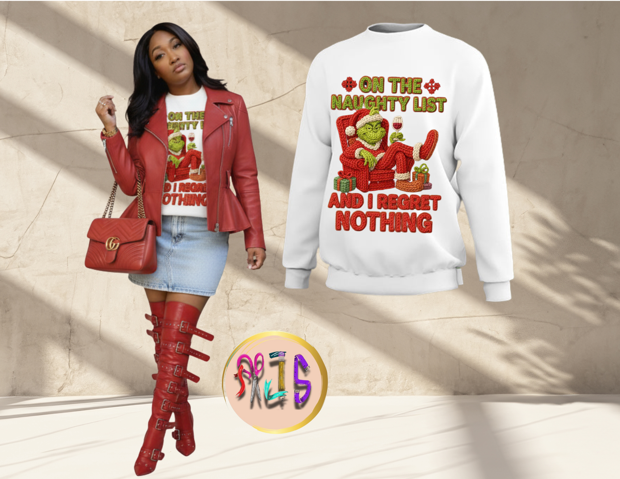 SWEATER (ON THE NAUGHTY LIST AND REGRET NOTHING)