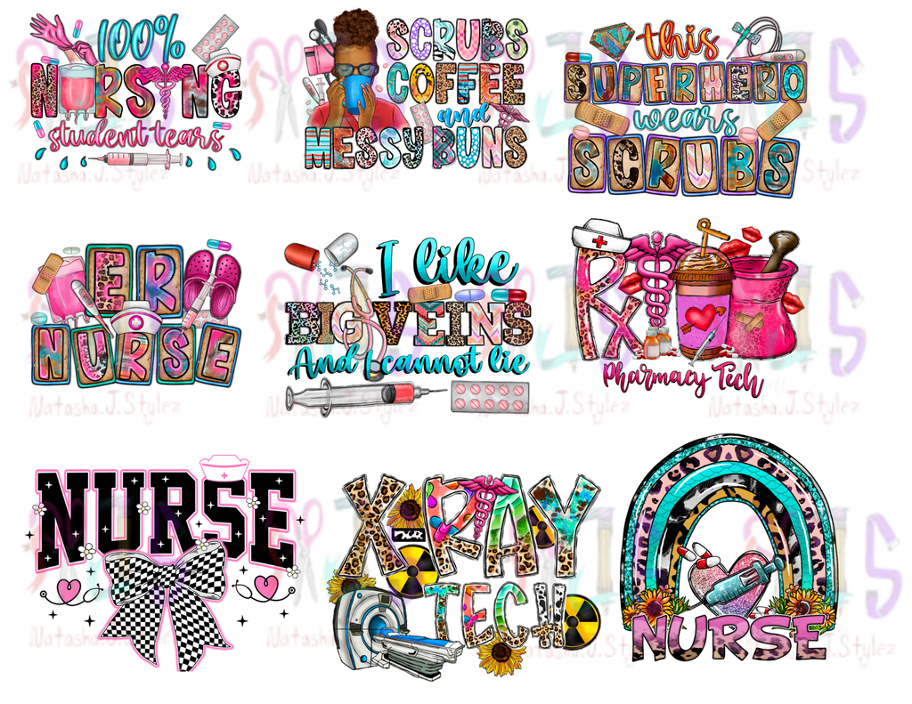 23 MEDICAL BUNDLE PNG, SVG DOWNLOADS, NURSE, PHARMACY, XRAY,ETC