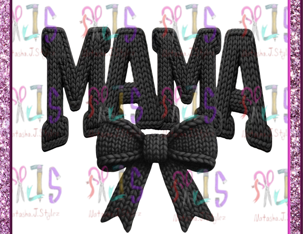 2 MAMA YARN ILLUSION PRINT CANVA DIGITAL DOWNLOAD