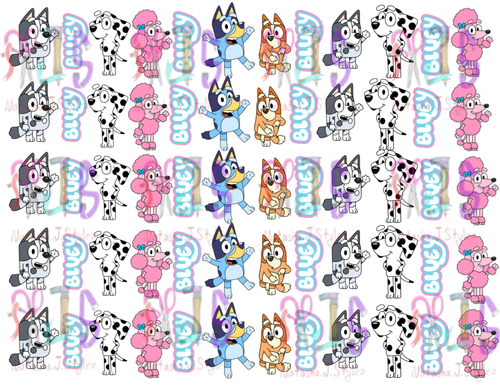 2 Bluey Dog Birthday Template Download