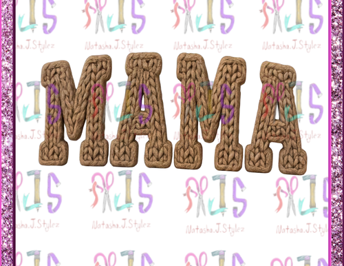 2 MAMA YARN ILLUSION PRINT CANVA DIGITAL DOWNLOAD