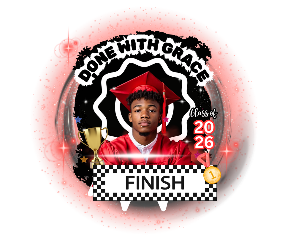 3 Done with grace 2026 graduate canva pro editable download
