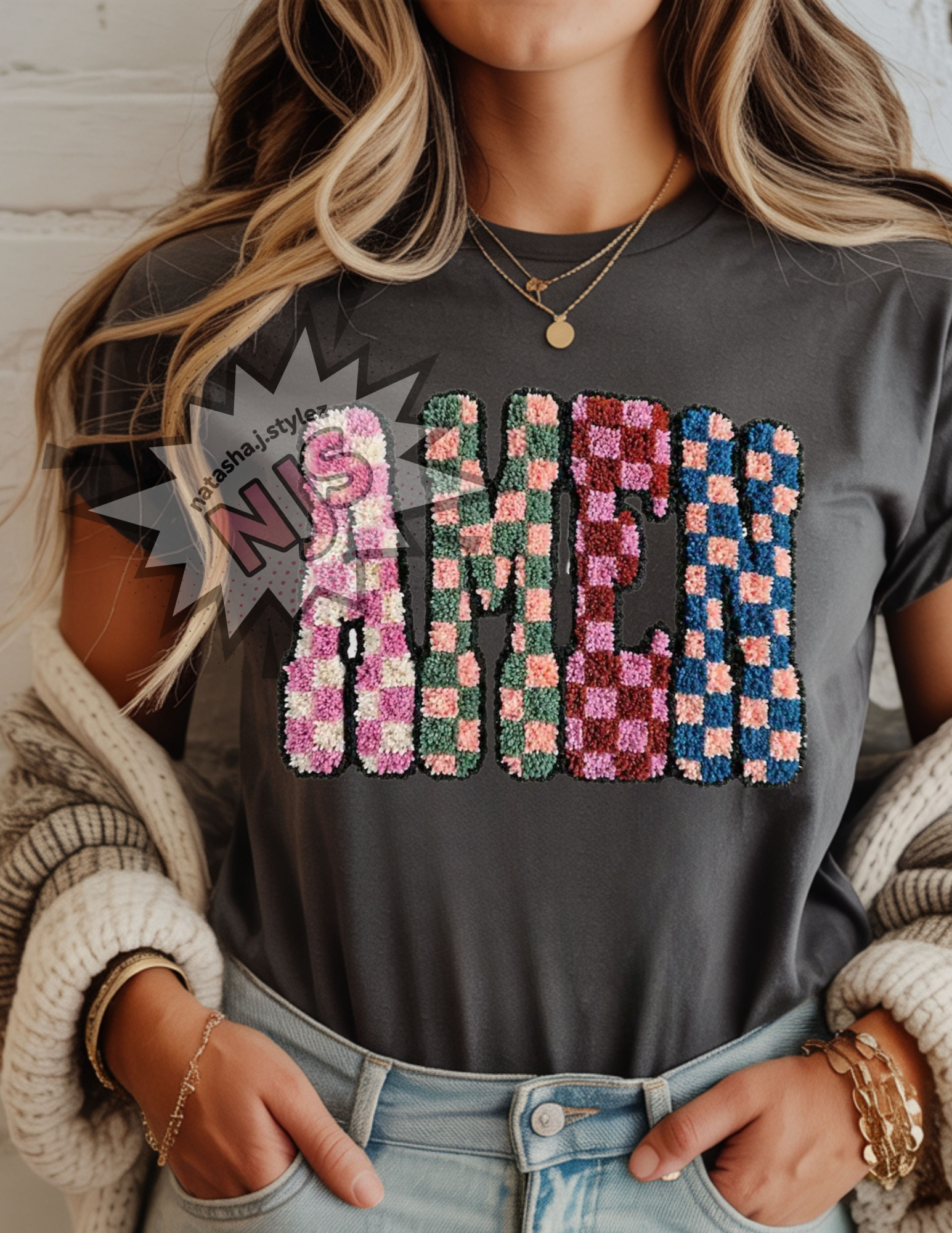 Amen checker png ,sublimation ,dtf download