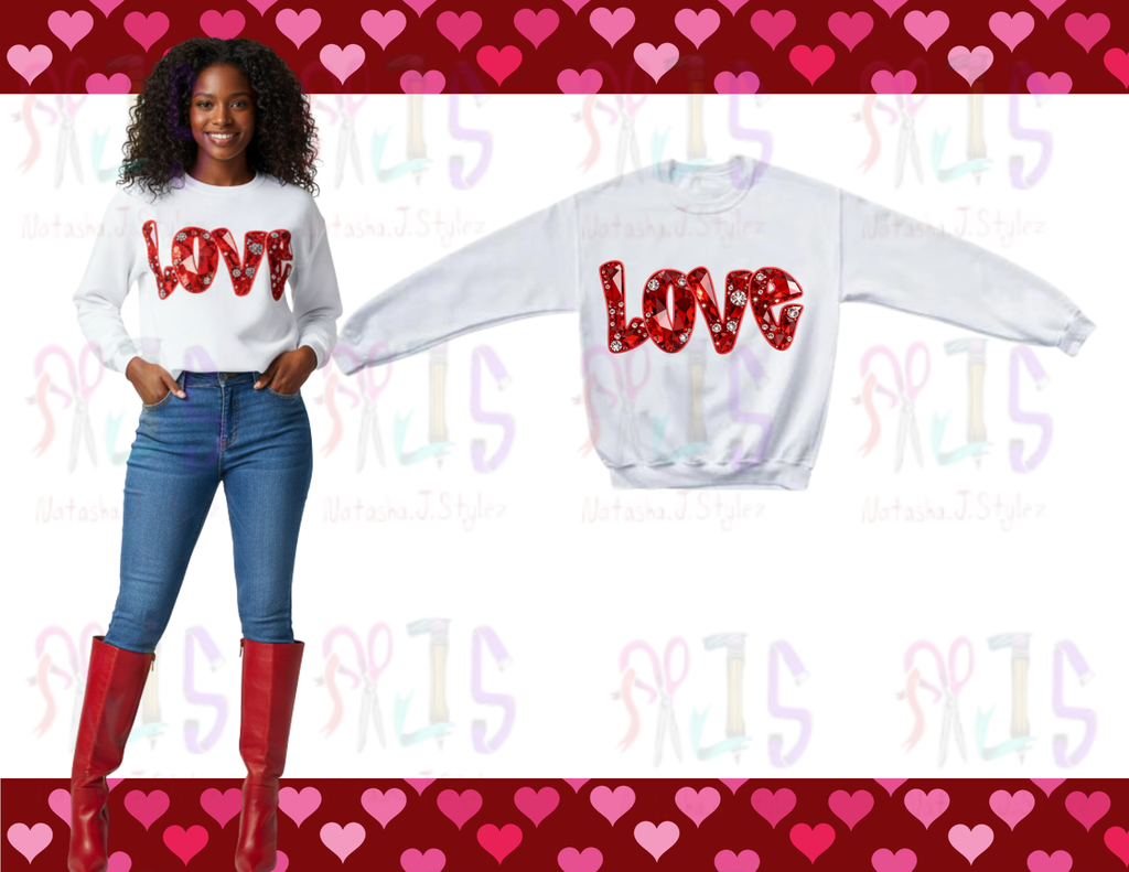 DIAMOND ILLUSION VALENTINES PNG SVG