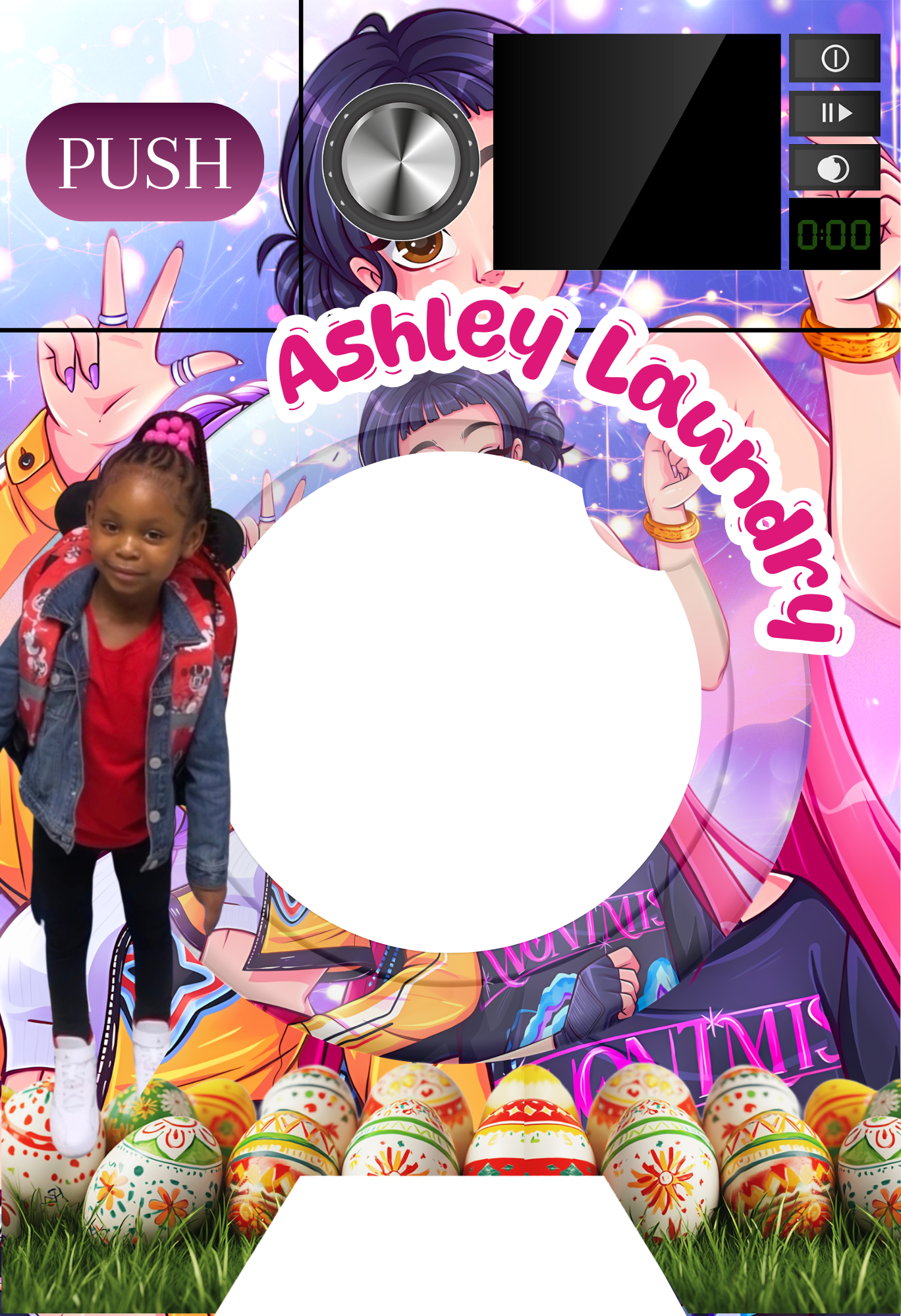 LAUNDRY EASTER BASKET TEMPLATE EDIT IN CANVA