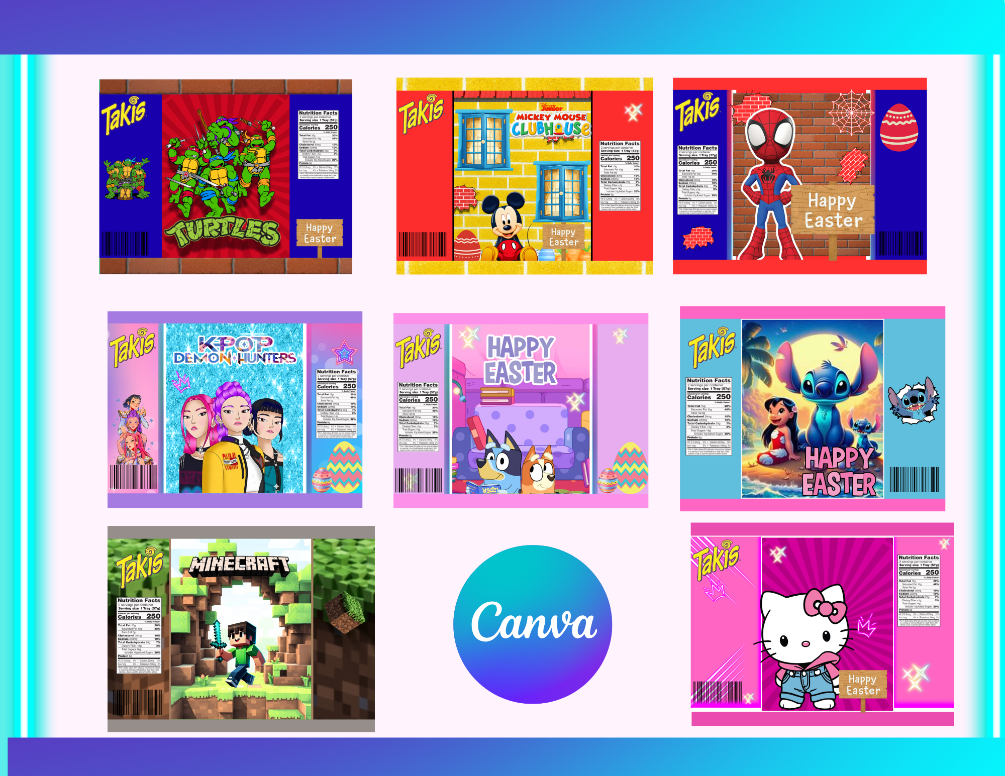 8 CHIP BAG TEMPLATES EDIT IN CANVA