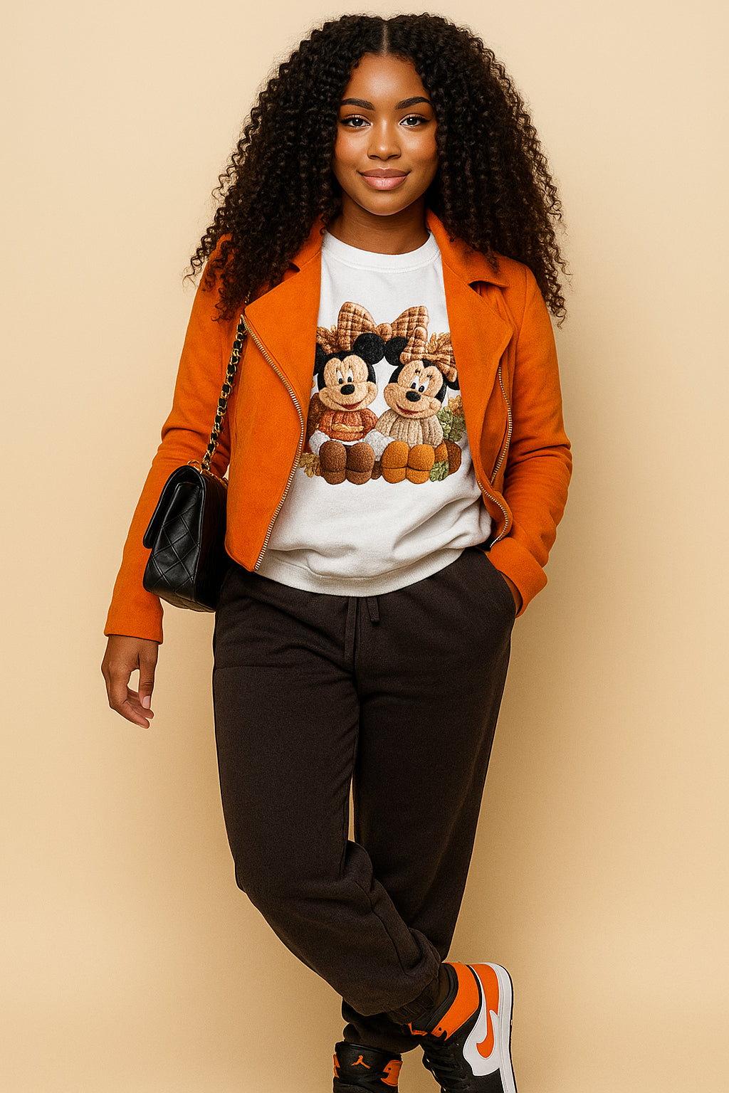 MICKEY & MINNIE YARN ILLUSION SWEATSHIRT