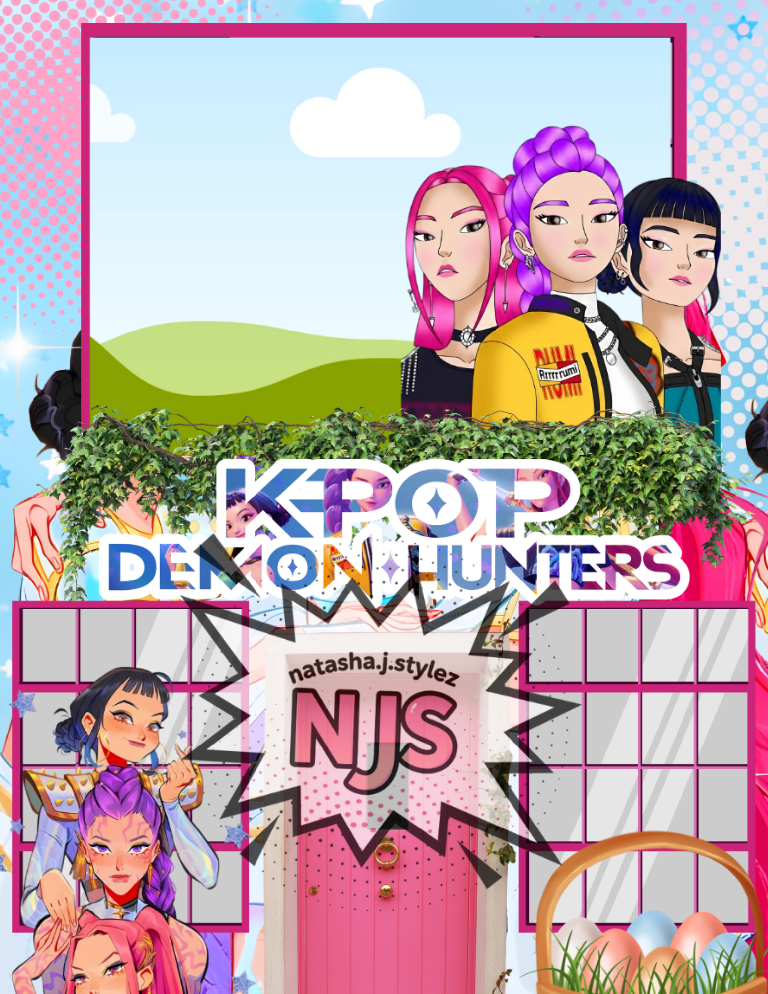 K POP DOLL HOUSE TEMPLATE EDIT IN CAVNA