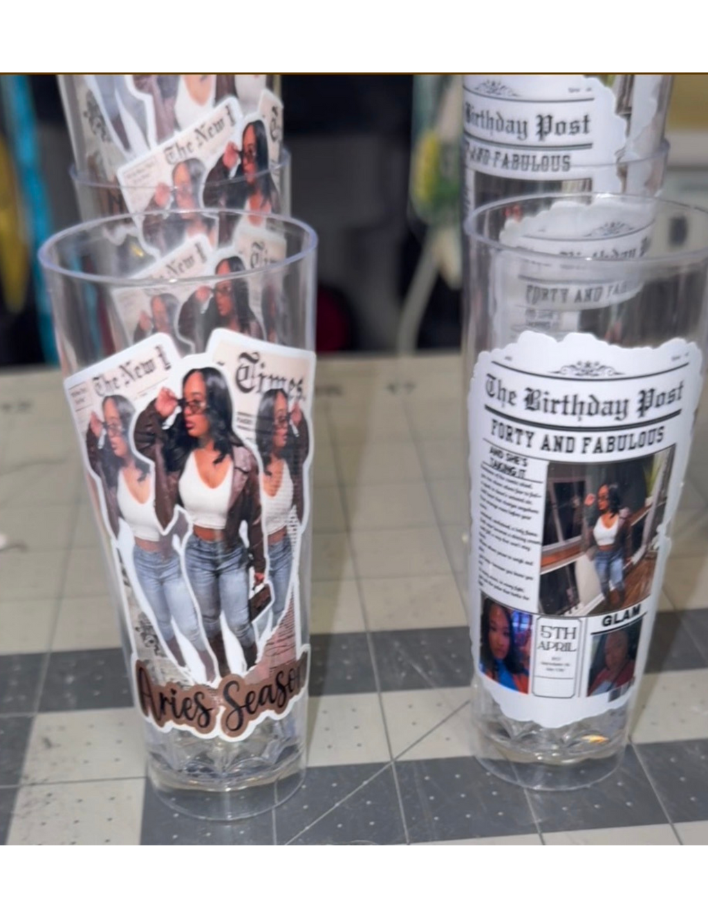 ZODIAC SIGN PARTY BUNDLE CUPS, SHOOTER PLASTIC , MINI CUPS , IV BAGS , MINI BOTTLE , MAGAZINE COVER OR NEWS PAPER, DIGTAL FLYER