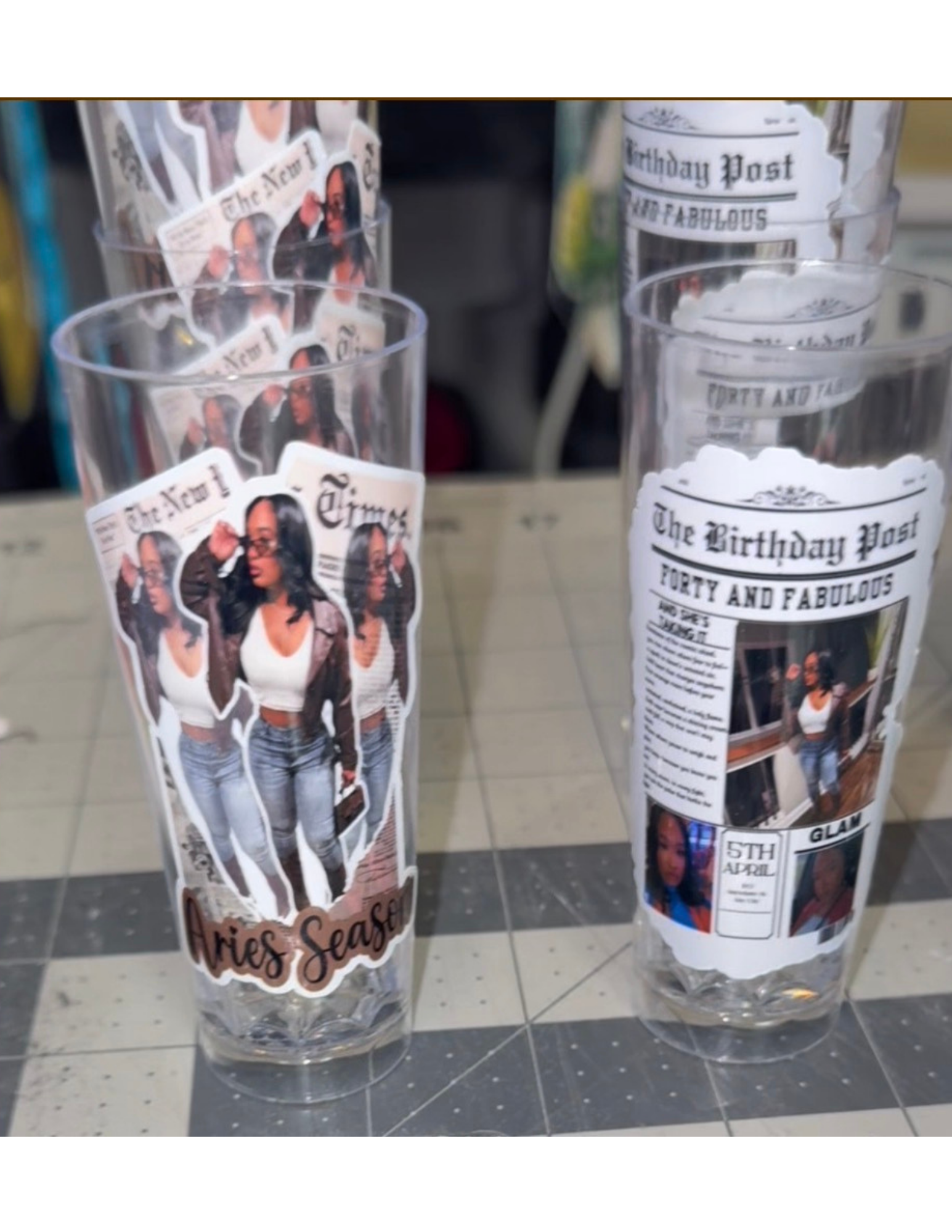 ZODIAC SIGN PARTY BUNDLE CUPS, SHOOTER PLASTIC , MINI CUPS , IV BAGS , MINI BOTTLE , MAGAZINE COVER OR NEWS PAPER, DIGTAL FLYER