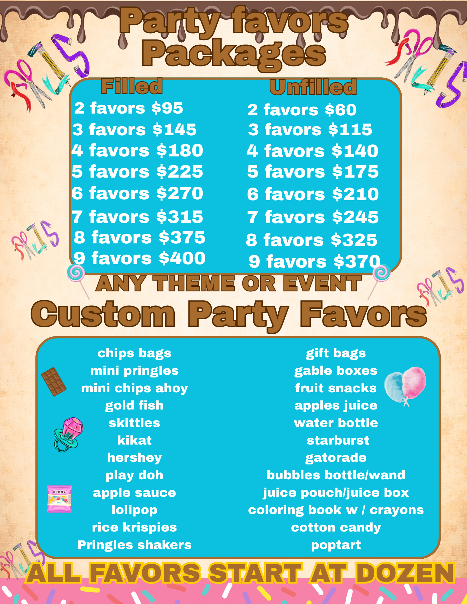 Party Favor Bundle