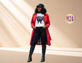 MAMA WITH BOW YARN ILLUSION SWEATER