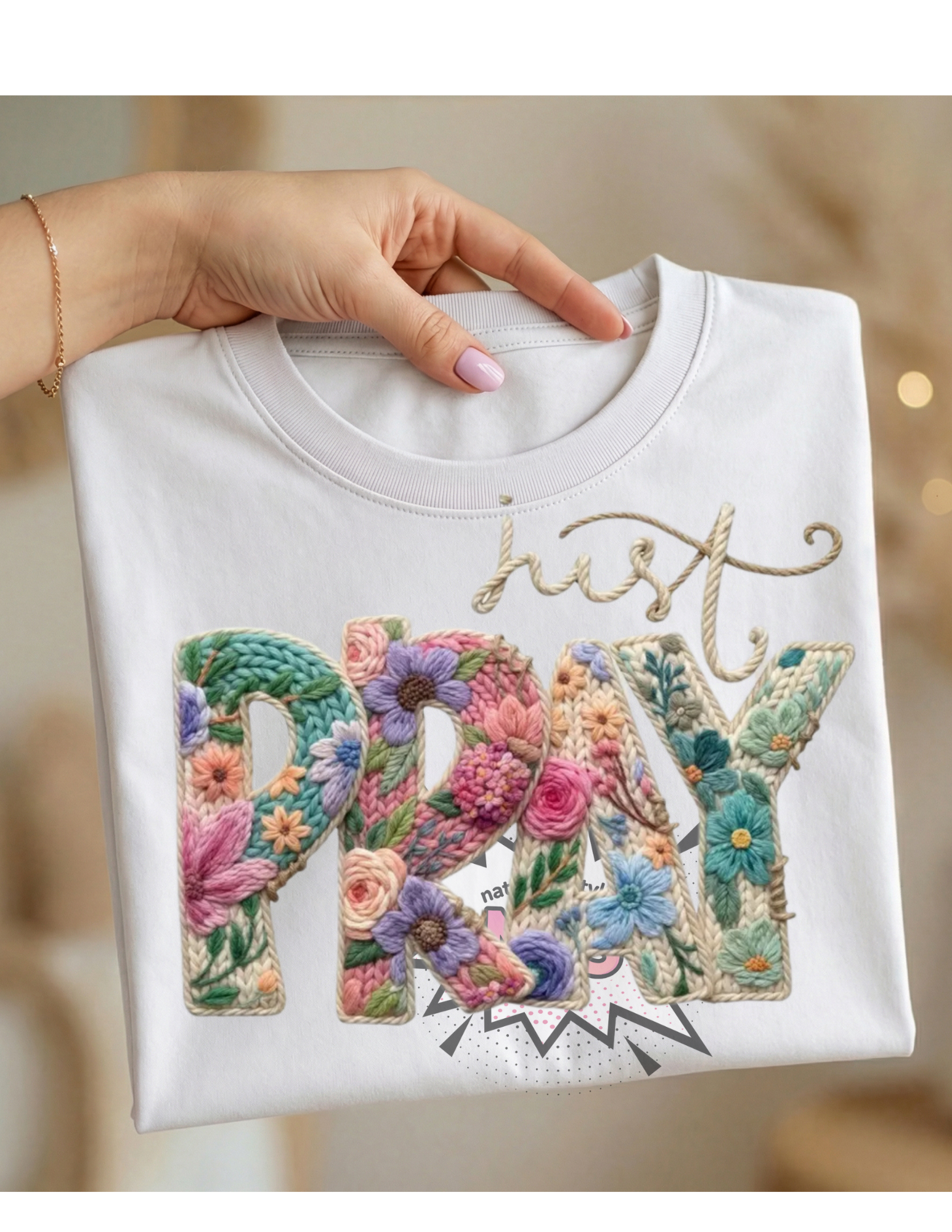 Christian Png, just Pray  Png, dtf, sublimation