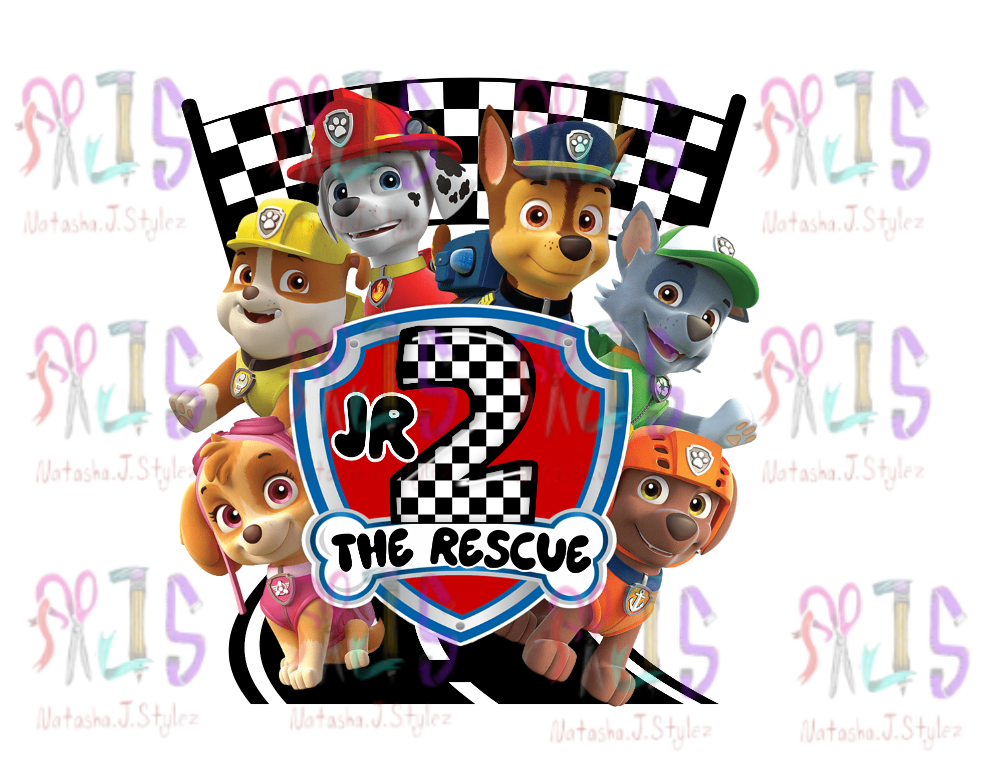 9 Paw patrol and friends Canva editable downloads