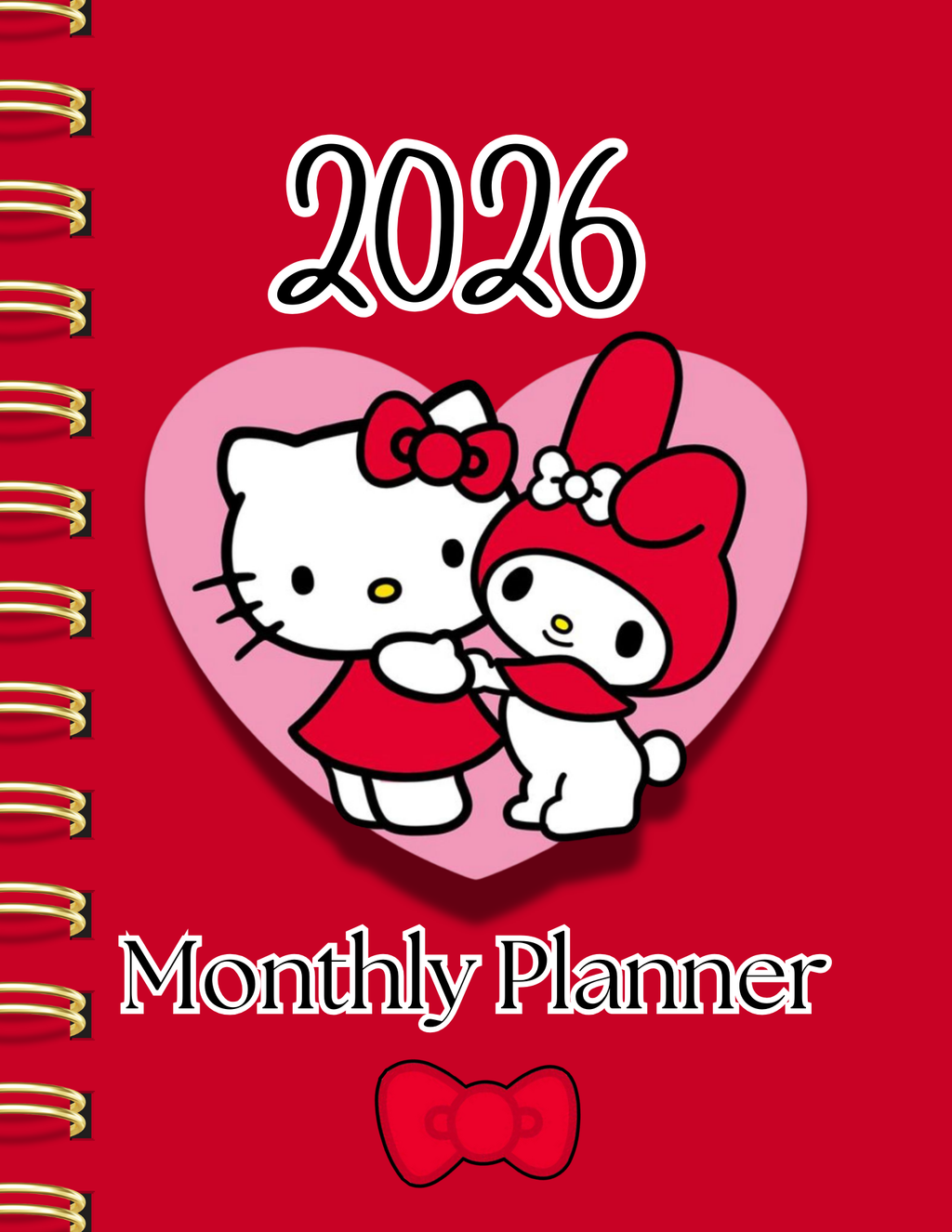 2 PLANNER BUNDLE  KITTY/ISLAND GIRL 2026